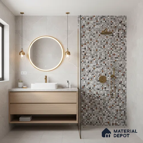 TL 07585 Stone Dote Matte Finish 600 x 300 mm Elevation Wall Cladding Tile - 11 mm