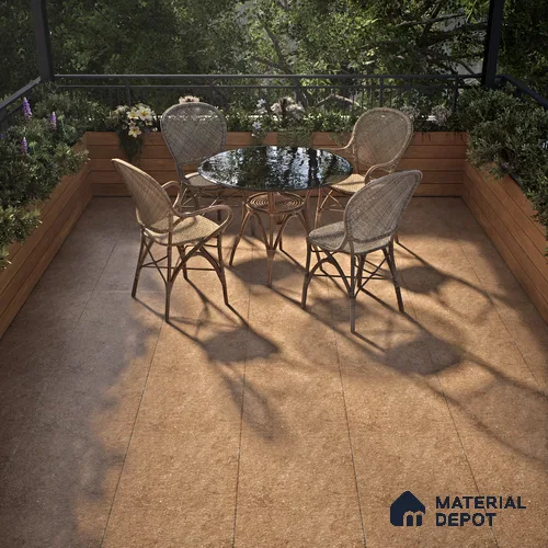 TL 07593 Beola Sahara 16 x 16 inch Anti Skid Matte Finish Vitrified Floor Tile - 12 mm (6 Random Designs) | Pattern Alignment May Vary | 2-3 mm Spacer is Mandatory
