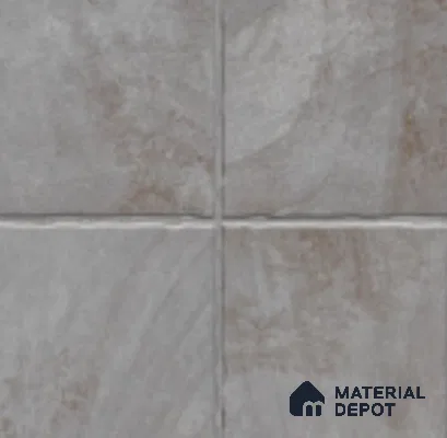 Stone Floor Tile TL 07603 D Colombina Grey 16 x 16 inch Texture Finish Vitrified Tile - 12 mm | Suitable for Parking, Outdoor & Bathroom | Pattern Alignment May Vary | 2-3 mm Spacer is Mandatory