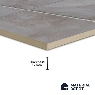 Stone Floor Tile TL 07603 D Colombina Grey 16 x 16 inch Texture Finish Vitrified Tile - 12 mm | Suitable for Parking, Outdoor & Bathroom | Pattern Alignment May Vary | 2-3 mm Spacer is Mandatory