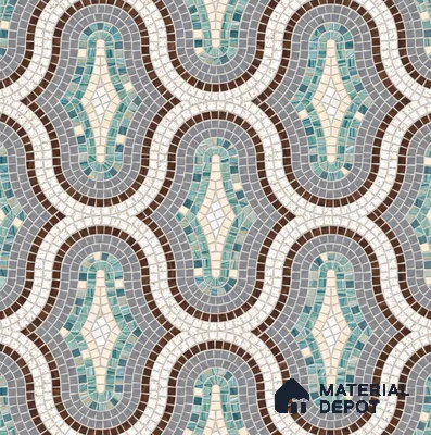 Moroccan Look Floor & Wall Tile TL 07607 Castor 2 ft x 2 ft Sinker Finish Vitrified Tile - 9 mm | Suitable For Kitchen, Bathroom, Dining Area | Please Expect a Slight Variation of Pattern
