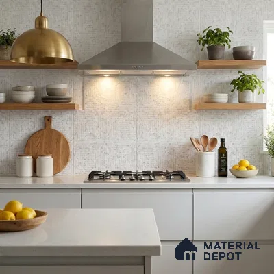 Moroccan Look Floor & Wall Tile TL 07608 Atria 2 ft x 2 ft Sinker Finish Vitrified Tile - 9 mm | Suitable For Balcony, Bathroom, Terrace | Please Expect a Slight Variation of Pattern