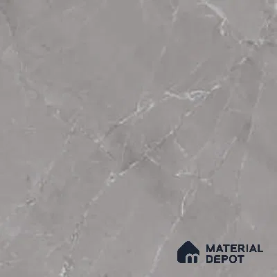 Grey Marble Floor Tile TL 07617 C  Bursa Grey Floor 1 ft x 1 ft Ceramic Matte Finish - 8 mm