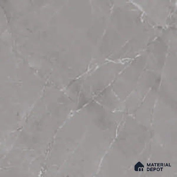 Grey Marble Floor Tile TL 07617 C  Bursa Grey Floor 1 ft x 1 ft Ceramic Matte Finish - 8 mm