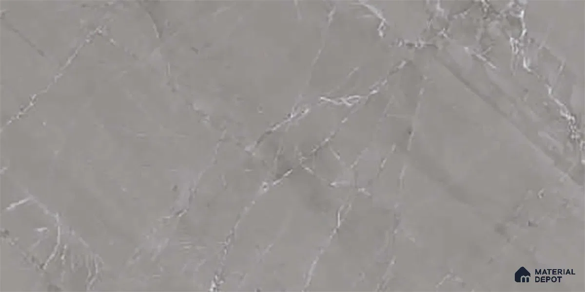 Grey Marble Wall & Floor Tile TL 07617 D Bursa Grey 2 ft x 1 ft Ceramic Matte Finish - 8 mm