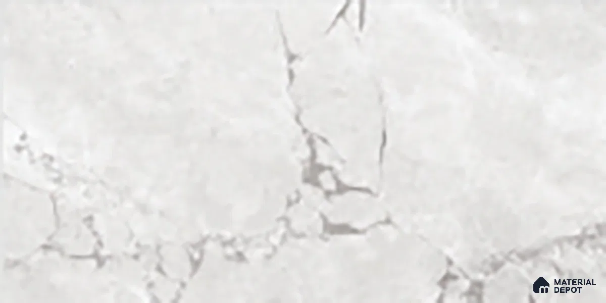 Grey Marble Wall & Floor Tile TL 07618 B  Vasto Bianco 2 ft x 1 ft Ceramic High Gloss Finish - 8 mm