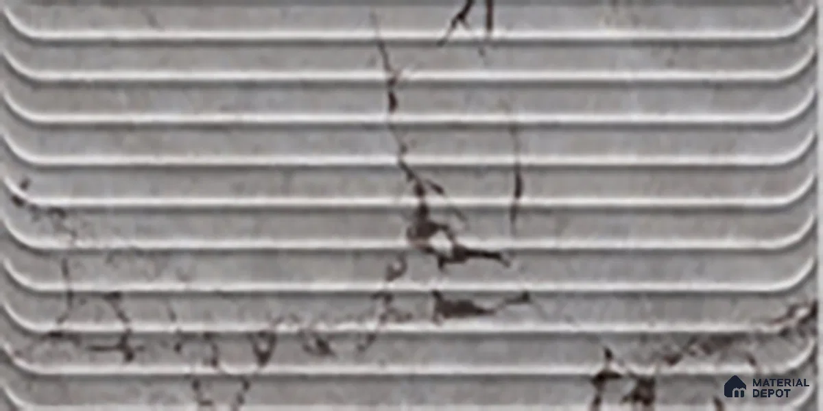 Grey Highlighter Wall Tile TL 07618 C Vasto Grey Decor 2 ft x 1 ft Ceramic High Gloss Finish - 8 mm | Suitable For Kitchen & Bathroom