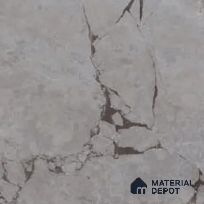 Grey Marble Floor Tile TL 07618 D  Vasto Grey Floor 1 ft x 1 ft Ceramic Matte Finish - 8 mm