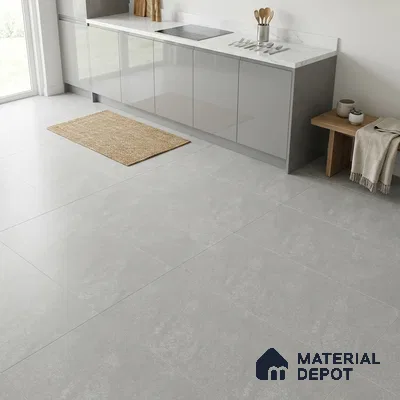 Stone Wall & Floor Tile TL 07624 Interno Gris 2 ft x 2 ft Vitrified Matte Finish - 9 mm | 4 Random Design (Sample)