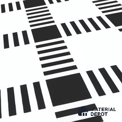 Moroccan Floor & Wall Tile TL 07628 Monochrome Matrix 1 ft x 1 ft Matte Finish Vitrified Tile - 9 mm | Suitable For Bathroom, Kitchen, Entryway | Please Expect a Slight Variation of Pattern