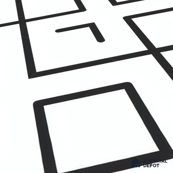Moroccan Floor & Wall Tile TL 07631 Monochrome Diamond Grid 1 ft x 1 ft Matte Finish Vitrified Tile - 9 mm | Suitable For Bathroom, Kitchen, Entryway | Please Expect a Slight Variation of Pattern