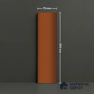 Subway Look  Tile TL 07643 C Oval Fox 1 ft x 2.95 inch Designer Tiles Ceramic Glossy Finish - 9 mm