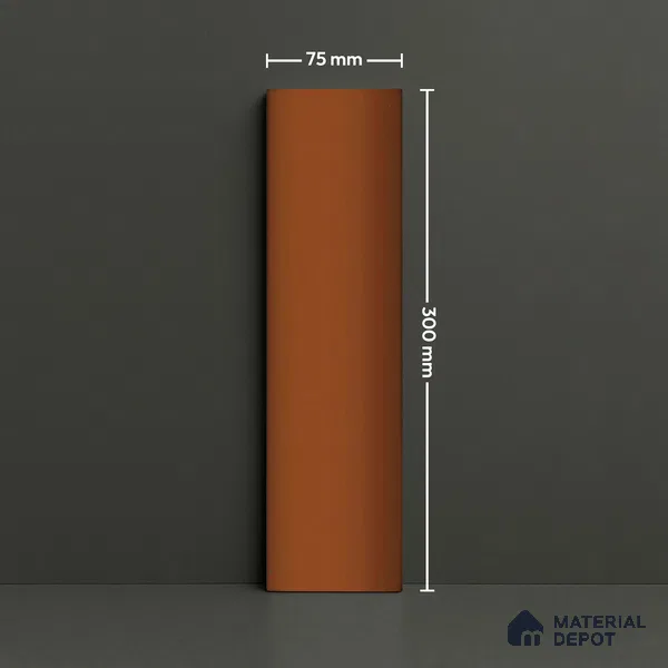 Subway Look  Tile TL 07643 C Oval Fox 1 ft x 2.95 inch Designer Tiles Ceramic Glossy Finish - 9 mm