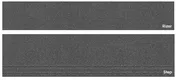 Plain Rock Nero Riser 4 ft x 8 in Tile Satin Matte Finish TL 10757 Vitrified Full Body Stair Tile - 9 mm| Image 1