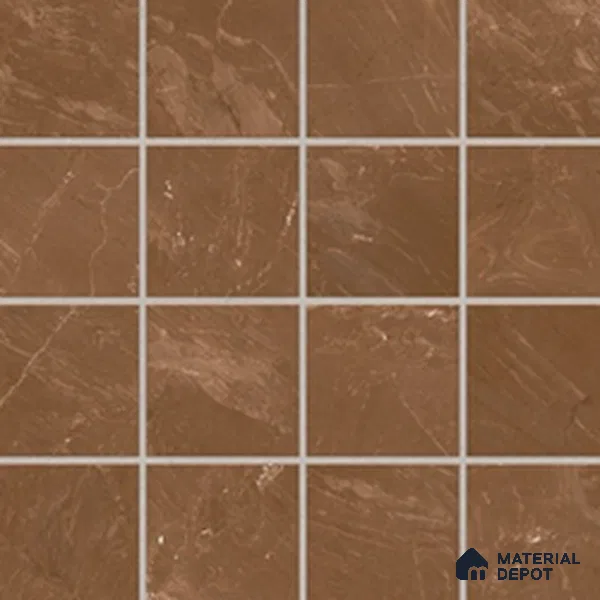 Stone Floor Tile TL 07663 D Attica Brown 2 ft x 2 ft Matte Finish Vitrified Tile - 12 mm | Suitable for Parking, Courtyard