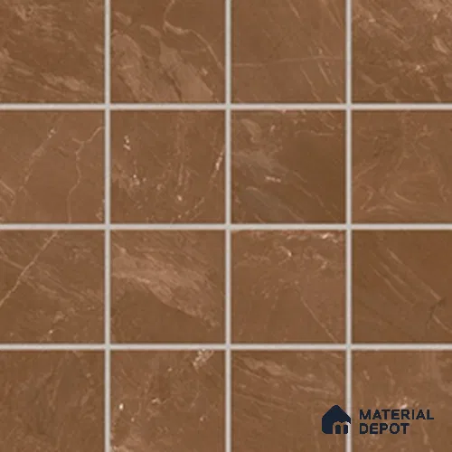 Stone Floor Tile TL 07663 D Attica Brown 2 ft x 2 ft Matte Finish Vitrified Tile - 12 mm | Suitable for Parking, Courtyard