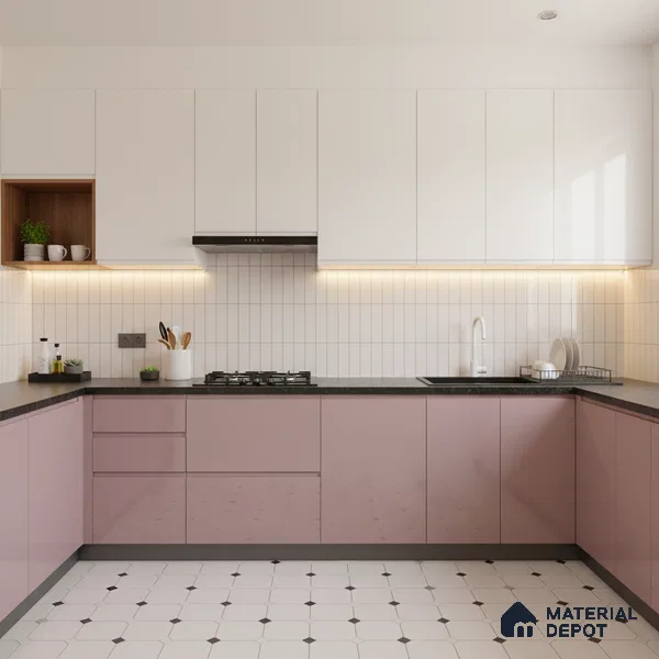 Subway Look  Tile TL 07669 Plain Bianco 1 ft x 2.95 inch Designer Tiles Ceramic Glossy Finish - 9 mm