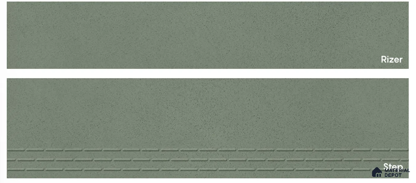 Cement Look Rock Kota 4 ft x1 ft Step Tile Satin Matte Finish TL 07681 Vitrified Full Body - 11 mm
