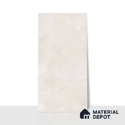 Marble Onyx Wall & Floor Tile TL 07691 B Antique Ivory 4 ft x 2 ft Matte Finish Vitrified Tile - 9 mm | Suitable For Living Room, Bedroom, Kitchen