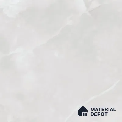 Marble Onyx Wall & Floor Tile TL 07691 Cool White 4 ft x 2 ft Matte Finish Vitrified Tile - 9 mm | Suitable For Living Room, Bedroom, Kitchen