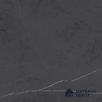 Marble Nero Marquina Wall & Floor Tile TL 07694 Charcoal Grey 4 ft x 2 ft Matte Finish Vitrified Tile - 9 mm | Suitable For Living Room, Bedroom, Kitchen