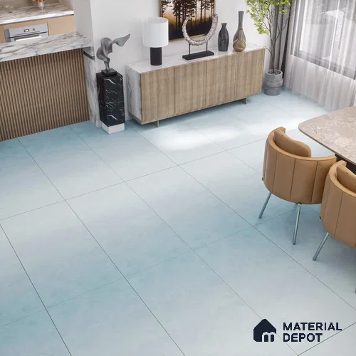Stone Floor & Wall Tile TL 07695 Skiffar Aqua 4 ft x 2 ft Matte Finish Vitrified Tile - 9 mm | | Suitable For Living Room, Bedroom, Bathroom | Random Designs