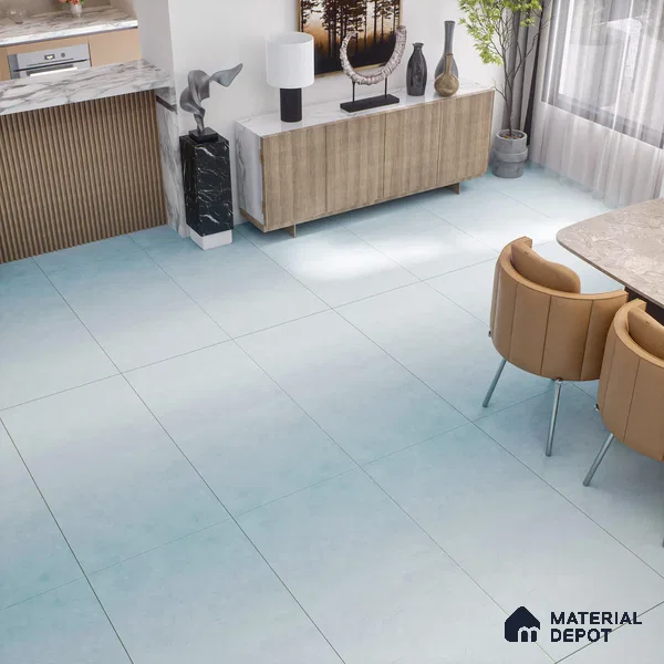 Stone Floor & Wall Tile TL 07695 Skiffar Aqua 4 ft x 2 ft Matte Finish Vitrified Tile - 9 mm | | Suitable For Living Room, Bedroom, Bathroom | Random Designs