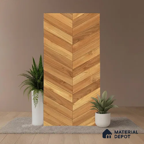 TL 07701 El Nevi Wood Beige 1200x600 mm Matte Finish Floor & Wall Tile - 9 mm
