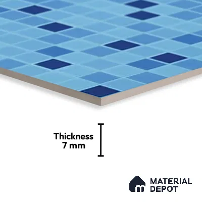 Subway Look Floor & Wall Tile TL 07703 B SP 21 12 x 12 inch Matte Finish Ceramic Tile - 7 mm