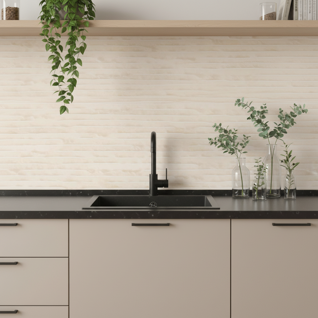 TL 07704 Beige Matte Finish 600 x 300 mm Elevation Wall Cladding Tile - 10 mm