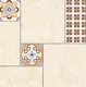 Moroccan Look Floor Tile TL 07794 Madox Crema 2 ft x 2 ft Vitrified Matte Finish Tile - 12 mm |  Random 2 | Suitable for Parking, Courtyard, Balcony | Please Expect a Slight Variation of Pattern | Image 01