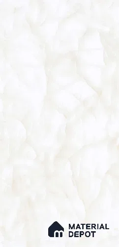 Marble Onyx Wall & Floor Tile TL 07805 Antique Ivory 4 ft x 2 ft Glossy Finish Vitrified Tile - 9 mm | 4 Random Designs | Suitable For Living Room, Bedroom, Dining