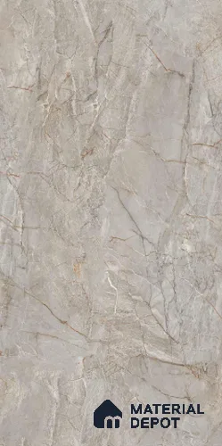 Stone Look Floor & Wall Tile TL 07811 B Tracy Grey 4 ft x 2 ft Vitrified Glossy Finish Tile - 9 mm | Random 3 | Suitable for Living Room, Bedroom, Bathroom & Kitchen