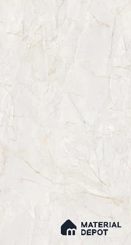 Marble Wall & Floor Tile TL 07811 Silver 4 ft x 2 ft Glossy Finish Vitrified Tile - 9 mm | 3 Random Designs | Suitable For Living Room, Bedroom, Dining