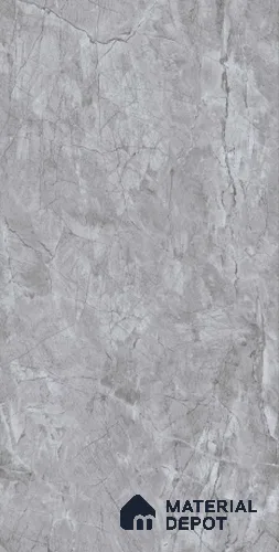 Marble Wall & Floor Tile TL 07812 Grey 4 ft x 2 ft Glossy Finish Vitrified Tile - 9 mm | 3 Random Designs | Suitable For Living Room, Bedroom, Dining