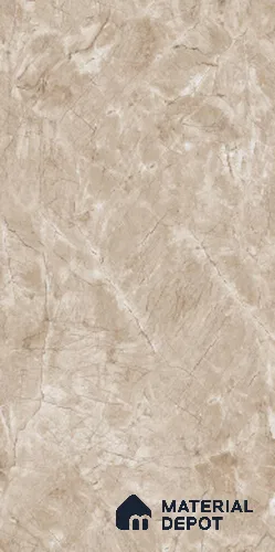 Marble Wall & Floor Tile TL 07813 B Brown 4 ft x 2 ft Glossy Finish Vitrified Tile - 9 mm | 3 Random Designs | Suitable For Living Room, Bedroom, Dining