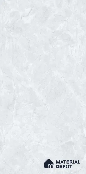 Marble Wall & Floor Tile TL 07813 Silver 4 ft x 2 ft Glossy Finish Vitrified Tile - 9 mm | 3 Random Designs | Suitable For Living Room, Bedroom, Dining