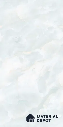 Marble Onyx Wall & Floor Tile TL 07817 B Cool White 4 ft x 2 ft Glossy Finish Vitrified Tile - 9 mm | 4 Random Designs | Suitable For Living Room, Bedroom, Dining