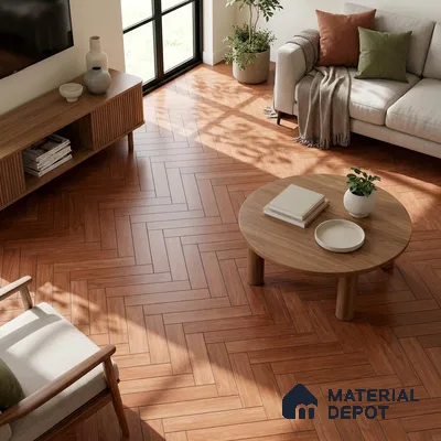 TL 07823 Briks Wood Brown 1200x600 mm Matte Finish Floor & Wall Tile - 9 mm (Random 4)