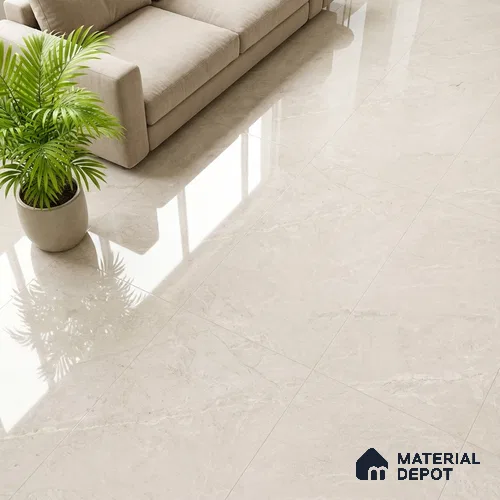 Floor & Wall Tile TL 07838 D Endless Antolia Beige 4 ft x 2 ft Vitrified Glossy Finish - 9 mm | Suitable for Kitchen, Bathroom, Living Room & Bedroom | Random 6