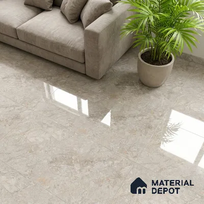 Floor & Wall Tile TL 07839 C Endless Prisma Crema 4 ft x 2 ft Vitrified Glossy Finish - 9 mm | Suitable for Kitchen, Bathroom, Living Room & Bedroom | Random 6