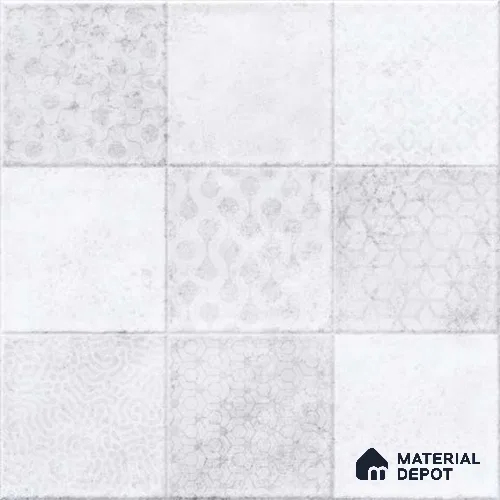 Faux Subway Wall Tile TL 07861 B Haven Milky Glue Decor-1 1 ft x 1 ft Ceramic Glossy Finish - 9.5 mm | Suitable for Kitchen, Bathroom