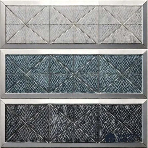 Patterned Wall Tile TL 07863 B Pura Glue Decor-3 1 ft x 1 ft Ceramic Glossy Finish - 9.5 mm | Suitable for Kitchen, Bathroom & Balcony Walls | Please Expect a Slight Variation of Pattern