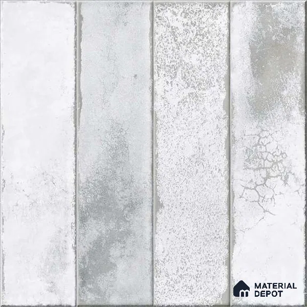 Faux Subway Wall Tile TL 07864 C Origins Milky Decor-1 1 ft x 1 ft Ceramic Glossy Finish - 9.5 mm | Suitable for Kitchen, Bathroom | Please Expect a Slight Variation of Pattern