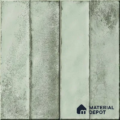 Faux Subway Wall Tile TL 07864 Origins Bice Decor-1 1 ft x 1 ft Ceramic Glossy Finish - 9.5 mm | Suitable for Kitchen, Bathroom | Please Expect a Slight Variation of Pattern