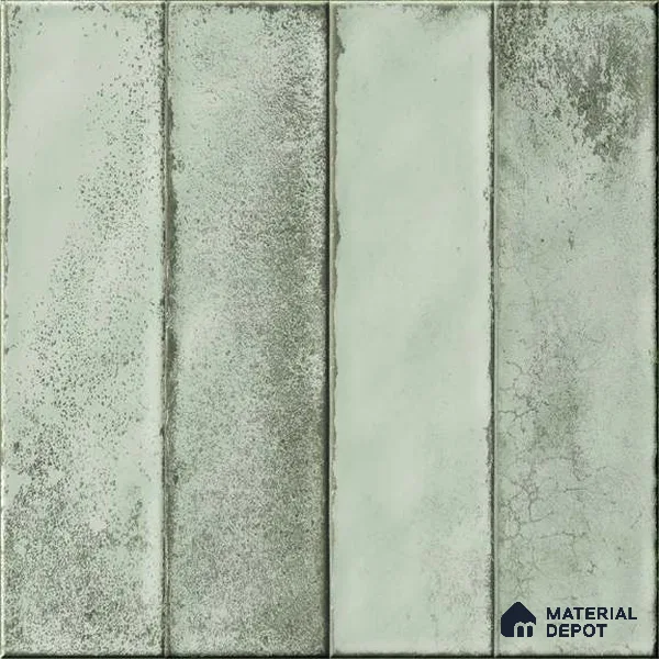 Faux Subway Wall Tile TL 07864 Origins Bice Decor-1 1 ft x 1 ft Ceramic Glossy Finish - 9.5 mm | Suitable for Kitchen, Bathroom | Please Expect a Slight Variation of Pattern
