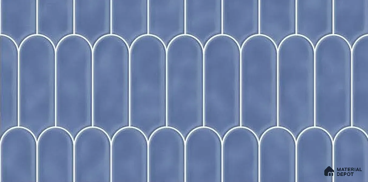 Wall Tile TL 07866 F Sapphire Pulse 2 ft x 1 ft Ceramic Glossy Finish - 9 mm | Suitable for Kitchen, Bathroom | Please Expect a Slight Variation of Pattern