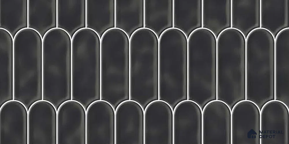 Wall Tile TL 07866 H Void Tread 2 ft x 1 ft Ceramic Glossy Finish - 9 mm | Suitable for Kitchen, Bathroom | Please Expect a Slight Variation of Pattern
