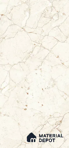 Marble Crema Marfil Wall & Floor Tile TL 07871 Ivory Beige 4 ft x 2 ft Glossy Finish Vitrified Tile - 9 mm | 3 Random Designs | Suitable For Living Room, Bedroom, Dining