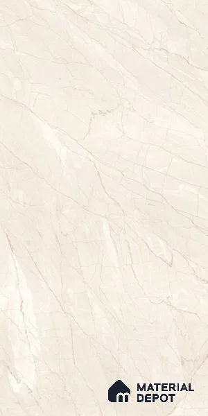 Marble Crema Marfil Wall & Floor Tile TL 07880 Warm Beige 4 ft x 2 ft Matte Finish Vitrified Tile - 9 mm | Suitable For Living Room, Bedroom, Kitchen